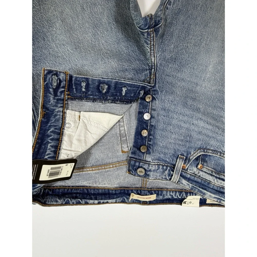 Levi's Premium Wedgie Bootcut Jeans Women's 33x34 High Rise Blue Denim NWT